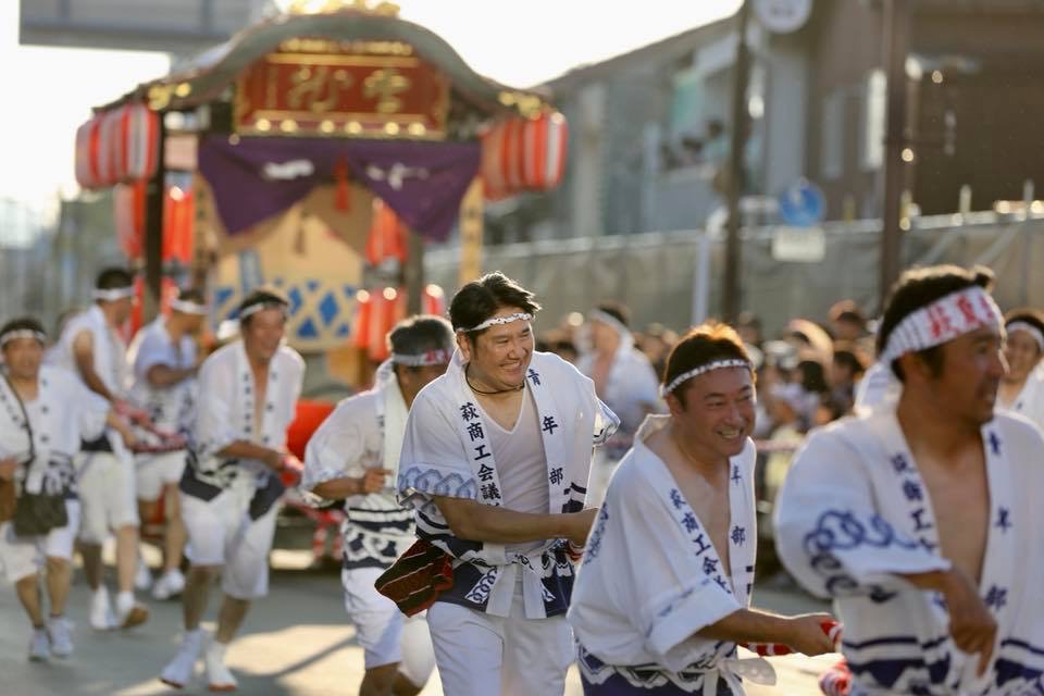 萩夏まつり・踊り車
